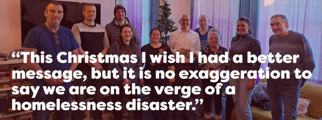 Message from Simon Community NI Chief Executive Jim Dennison