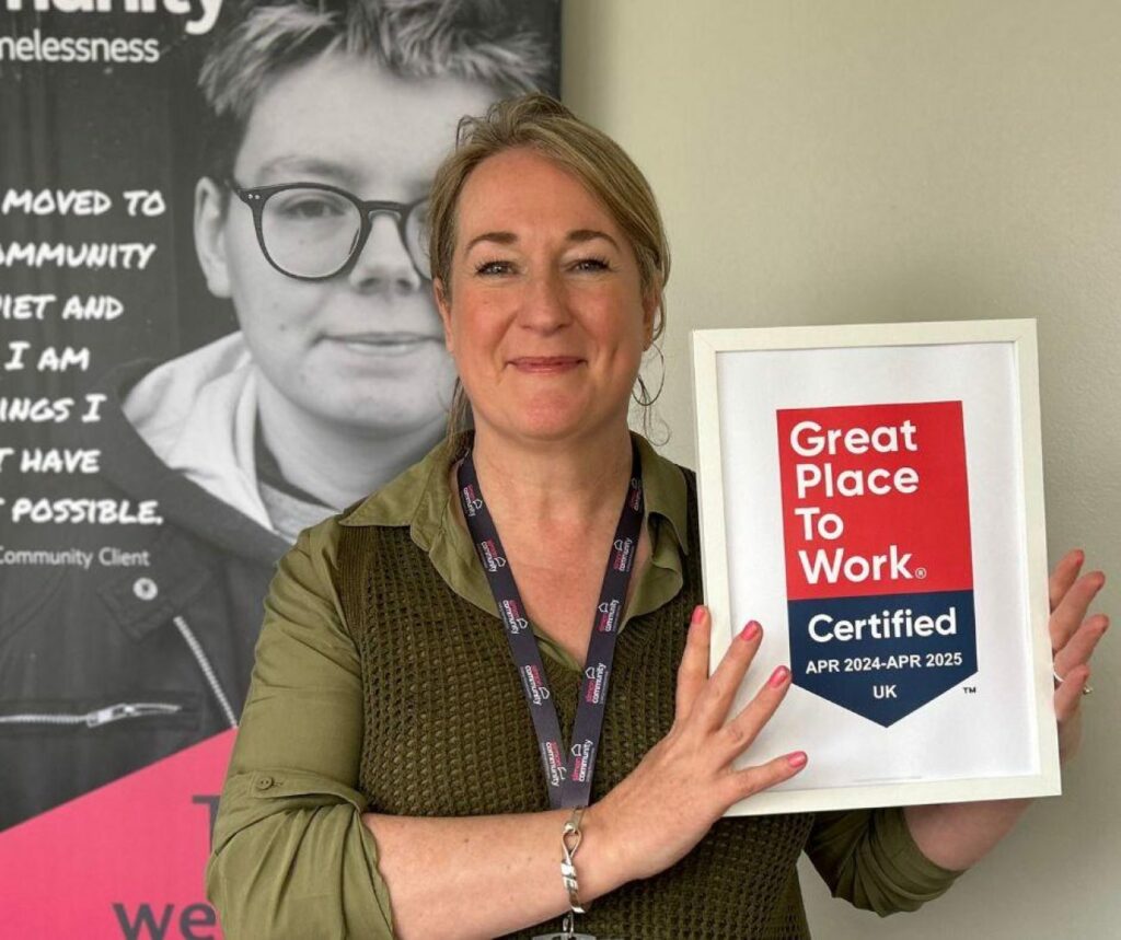 Simon Community NI Earns 2024 Great Place to Work Certification™