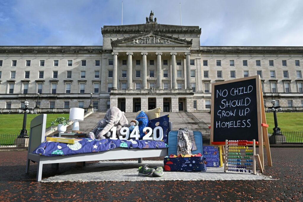 Simon Community launches ‘One Big Sleep Out’ with children’s bedroom installation at Stormont